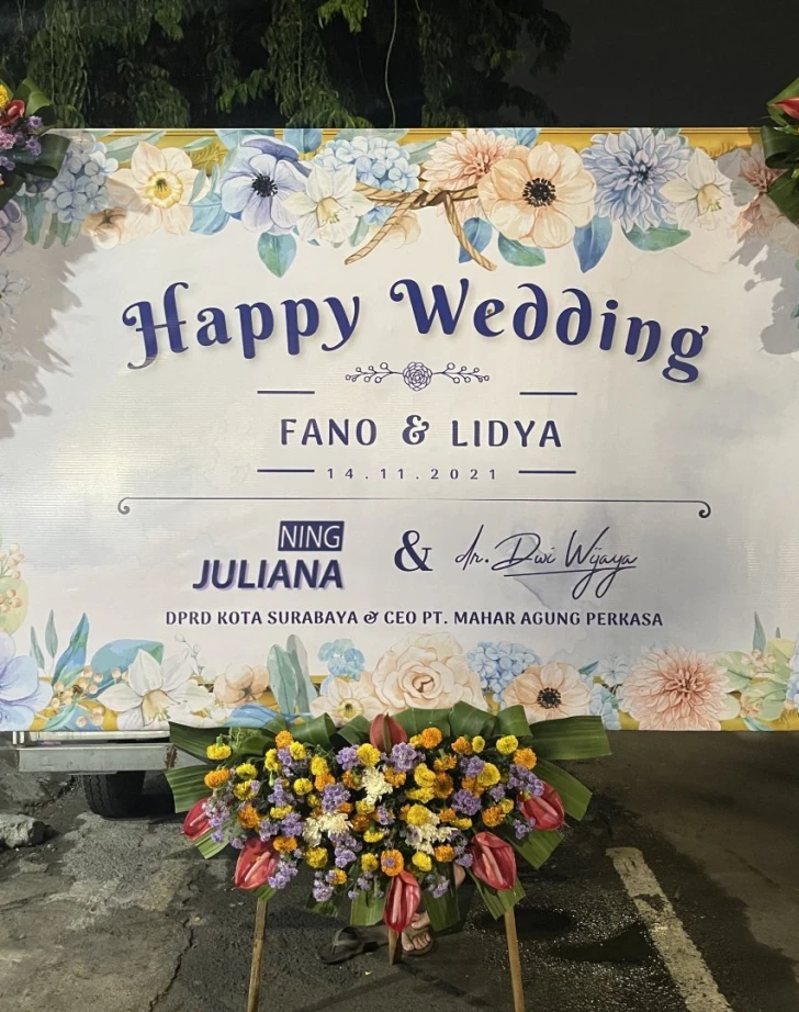 Papan Ucapan Wedding 2