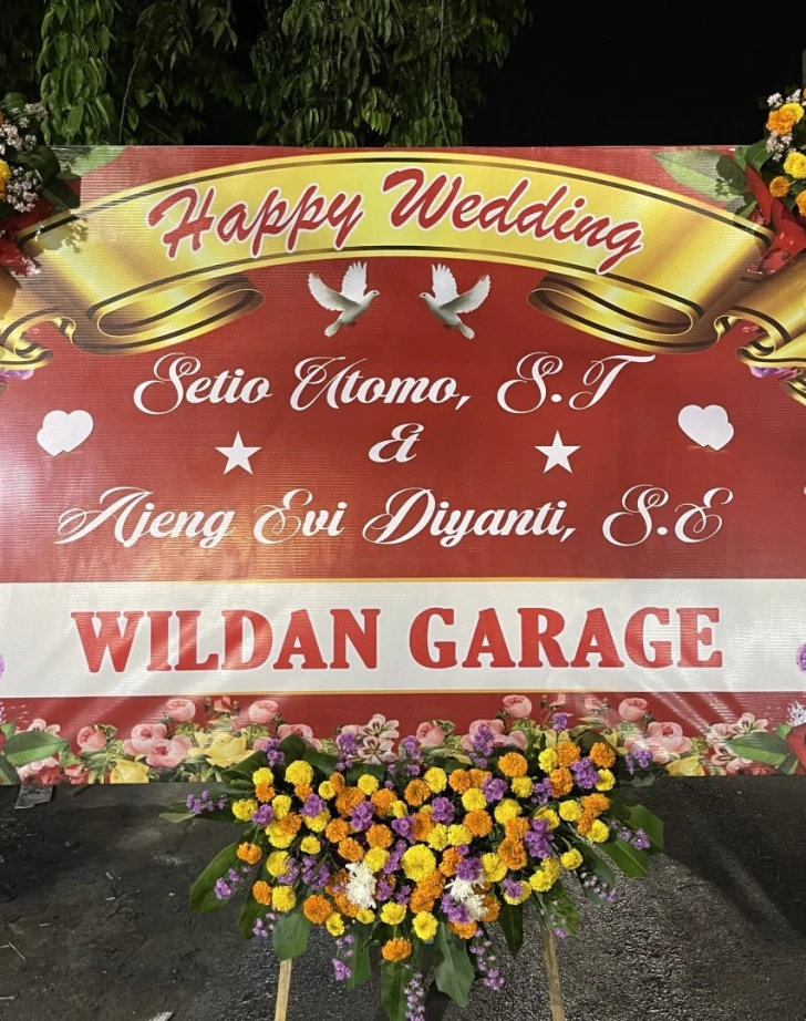 Papan Ucapan Wedding 3